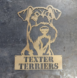 Airedale Terrier Metal Wall Art