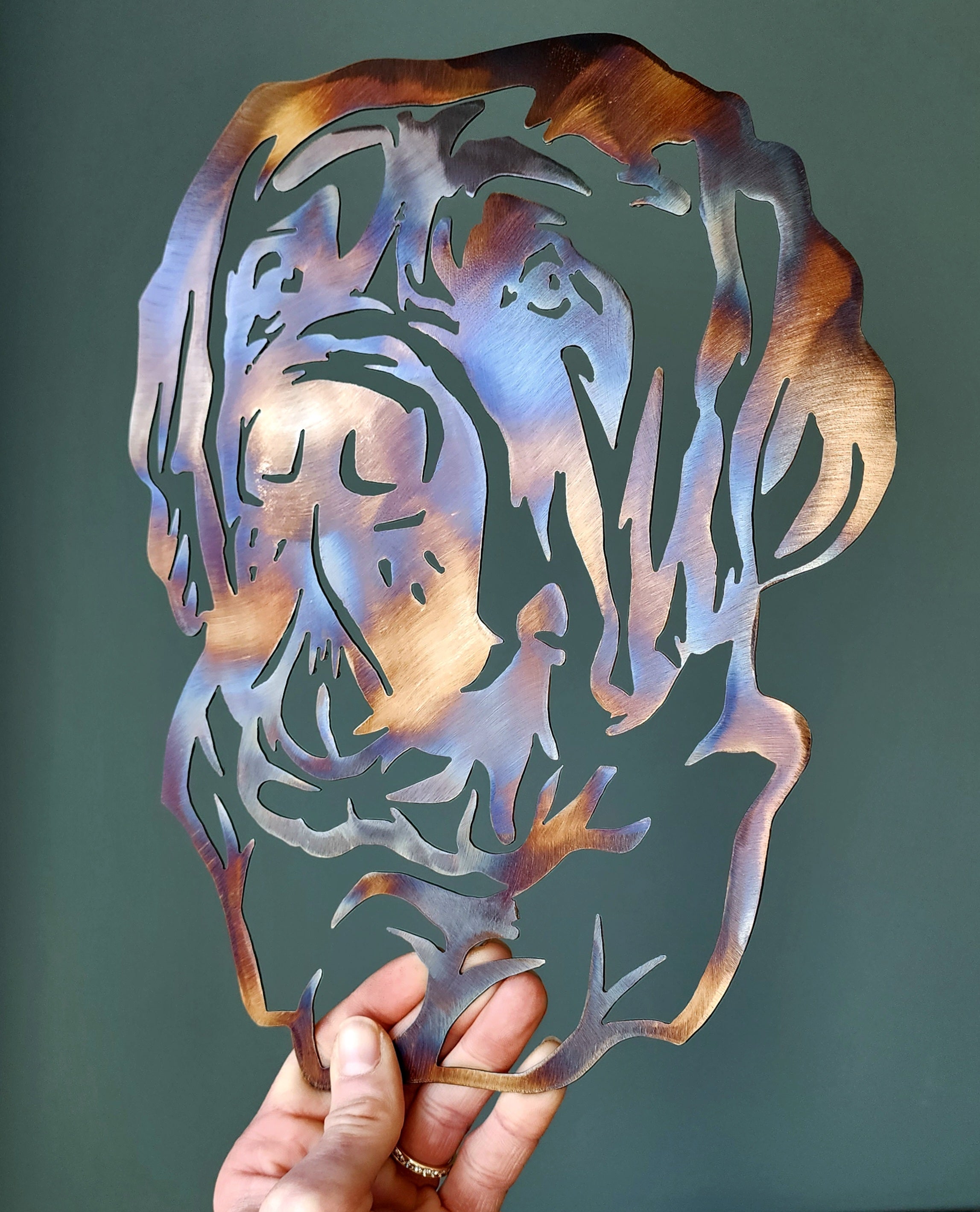 Mastiff #3 Metal Art