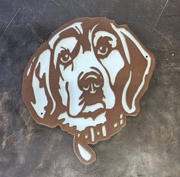 Beagle Metal Wall Art