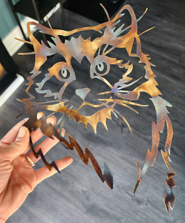 Cat Metal Wall Art