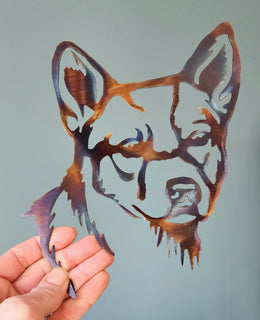 Australian Cattle Dog Metal Wall Art