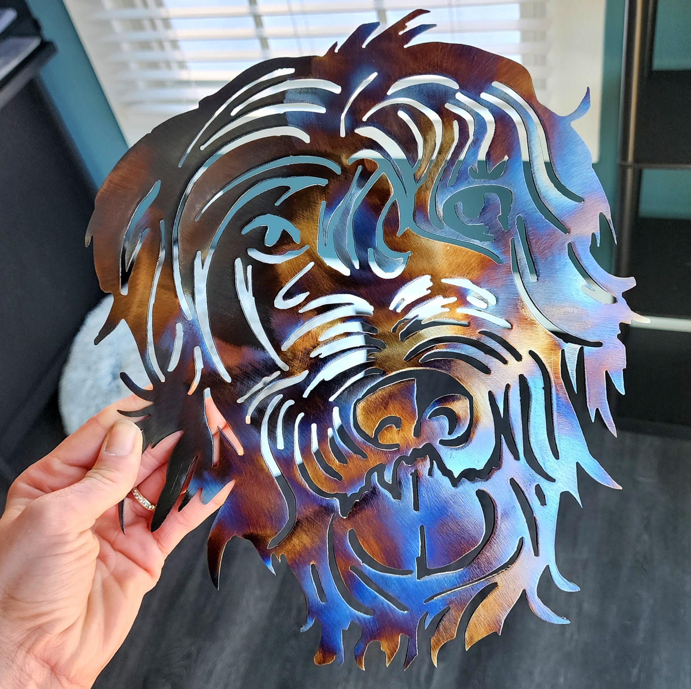Wirehaired Pointing Griffon Metal Art