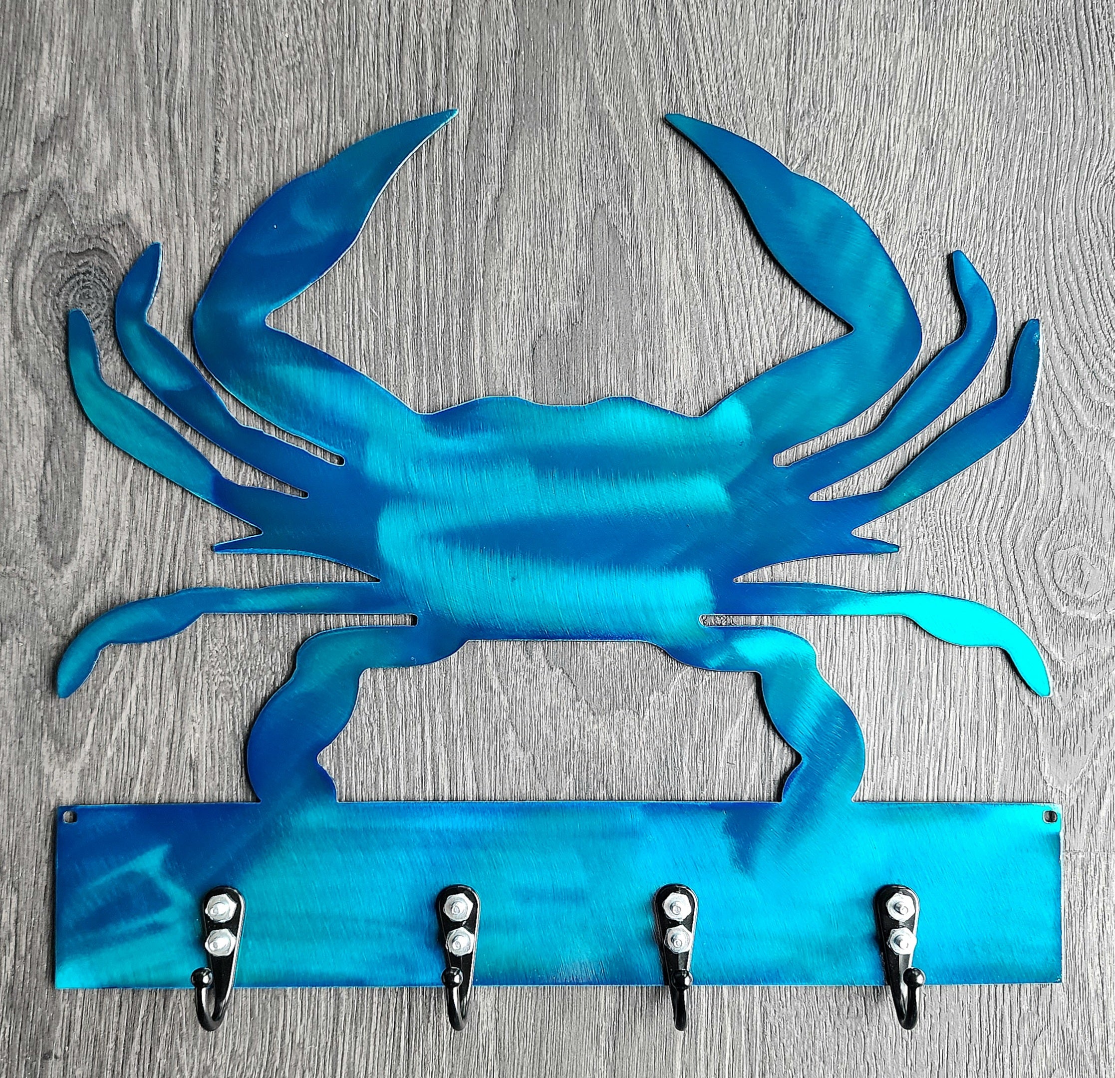 Blue Crab #2 Key & Leash Hanger