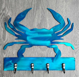 Blue Crab Key & Leash Hanger