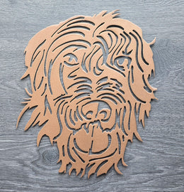 Wirehaired Pointing Griffon Metal Wall Art
