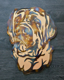 Mastiff Metal Wall Art