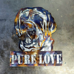 Mastiff Metal Wall Art