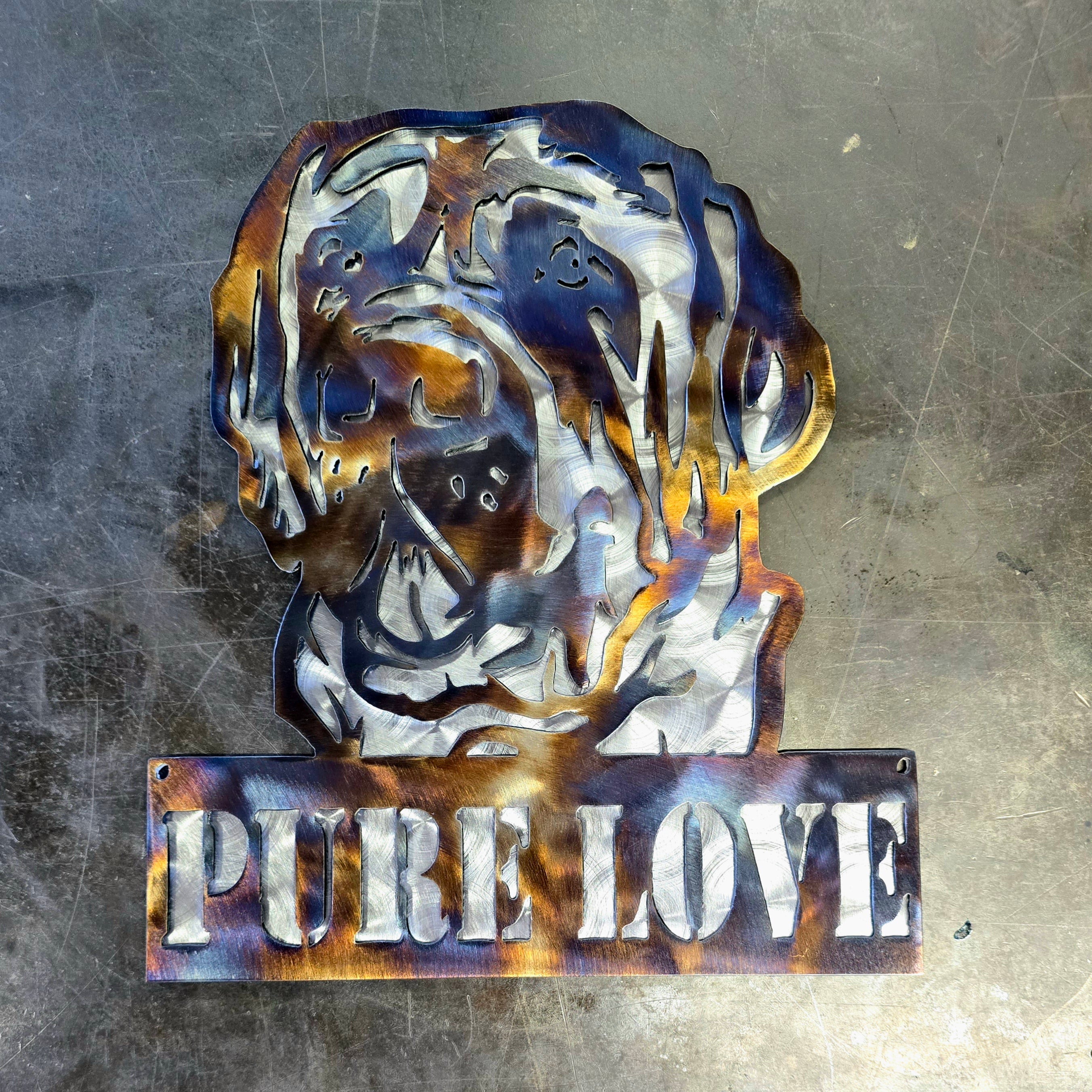 Mastiff #3 Metal Art