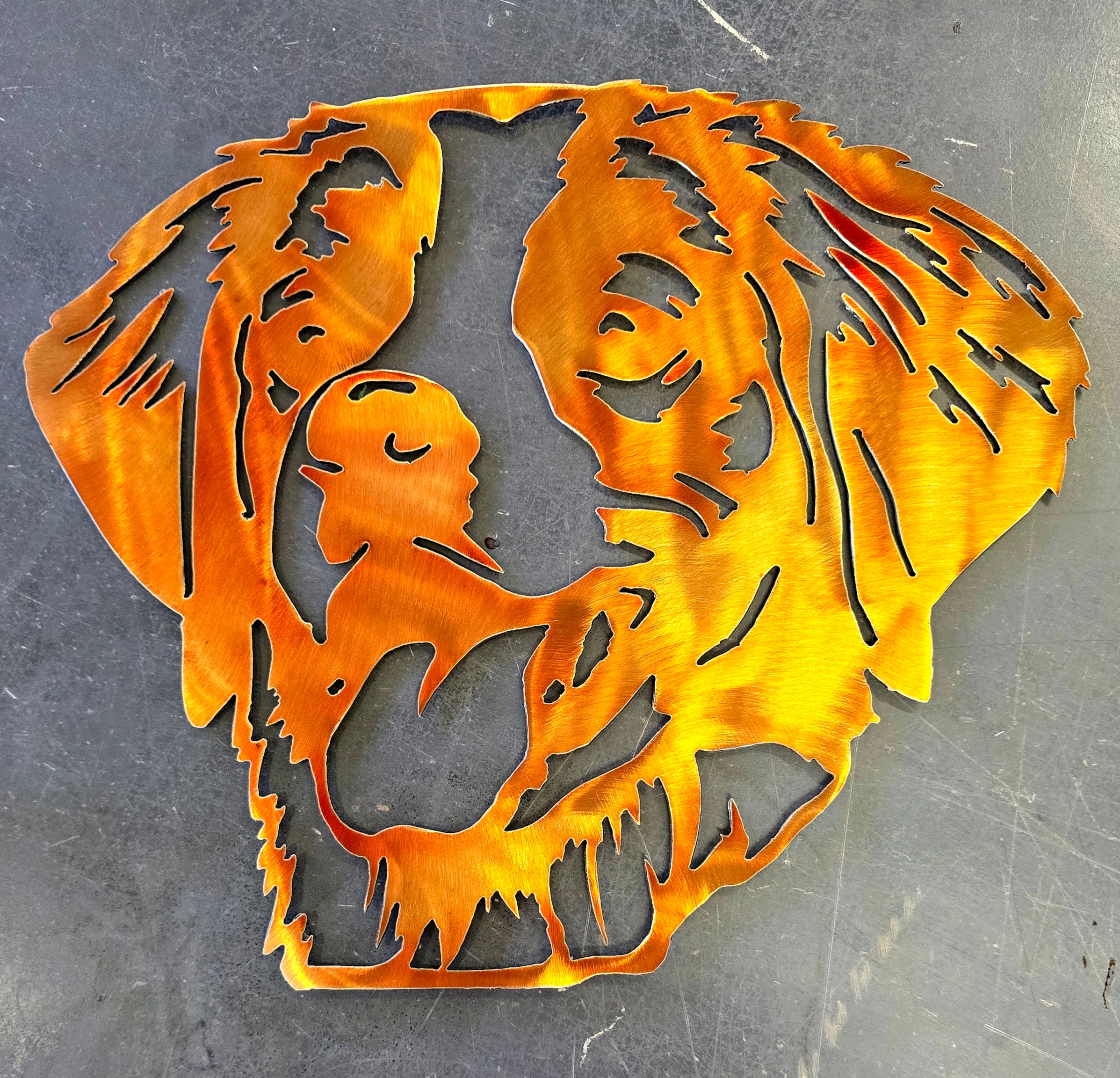 Brittany Spaniel Metal Art