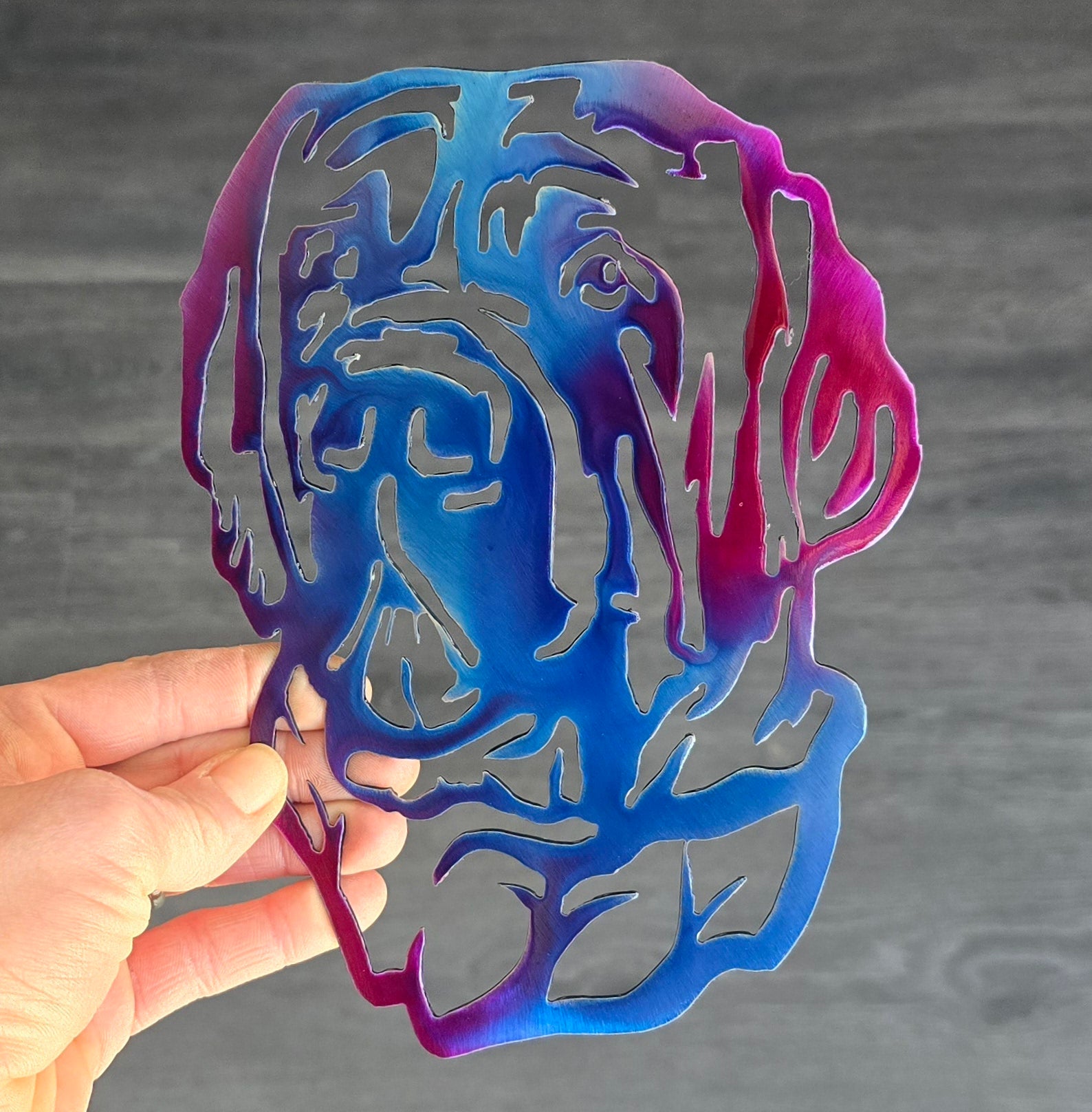 Mastiff #3 Metal Art