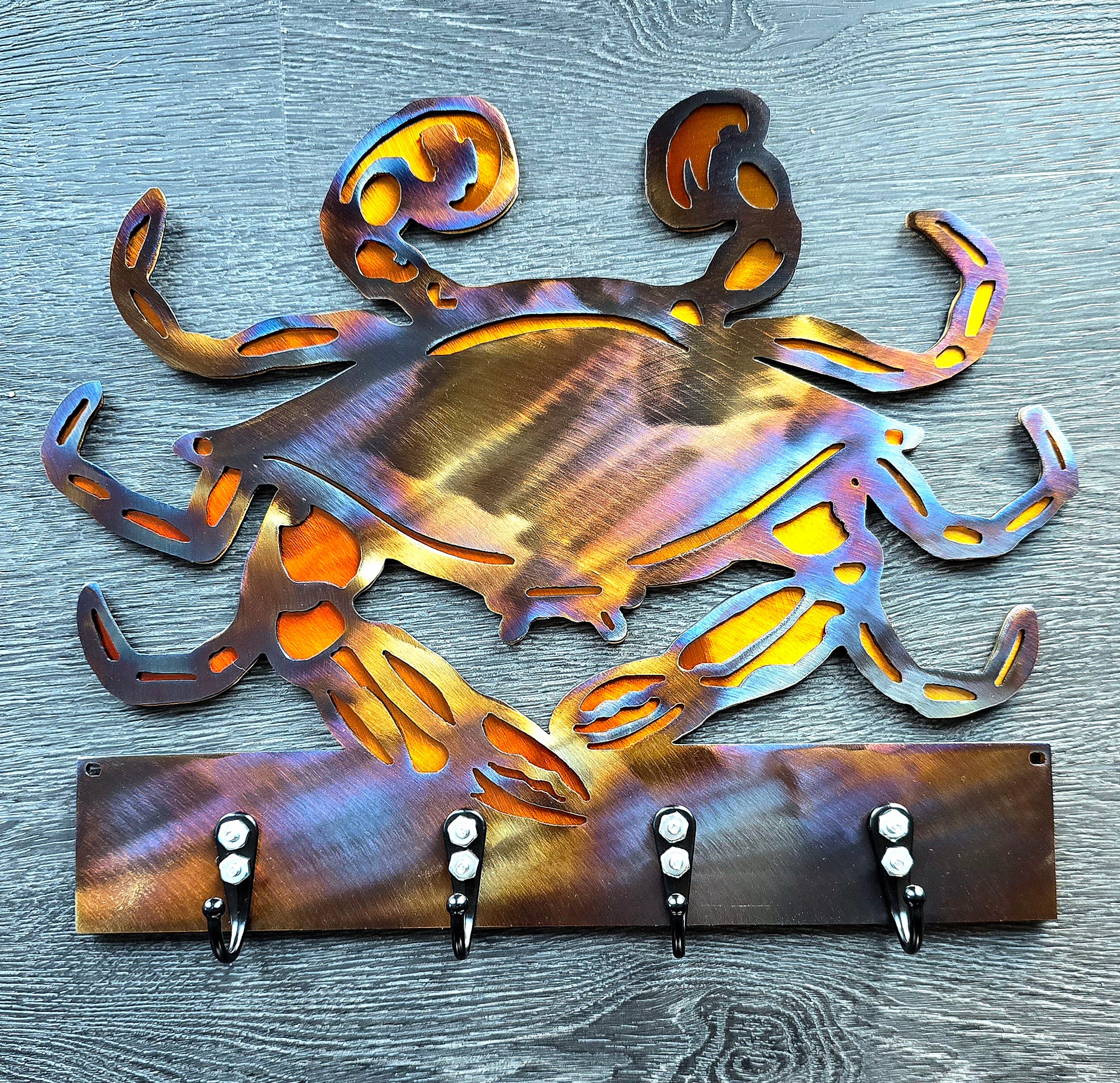 Blue Crab #1 Key & Leash Hanger