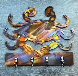 Blue Crab Key & Leash Hanger