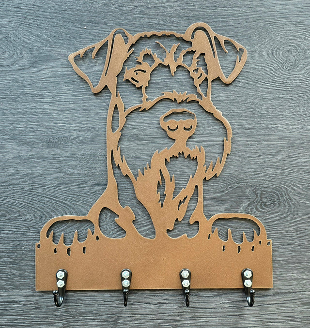 Airedale Terrier Key & Leash Hanger #2