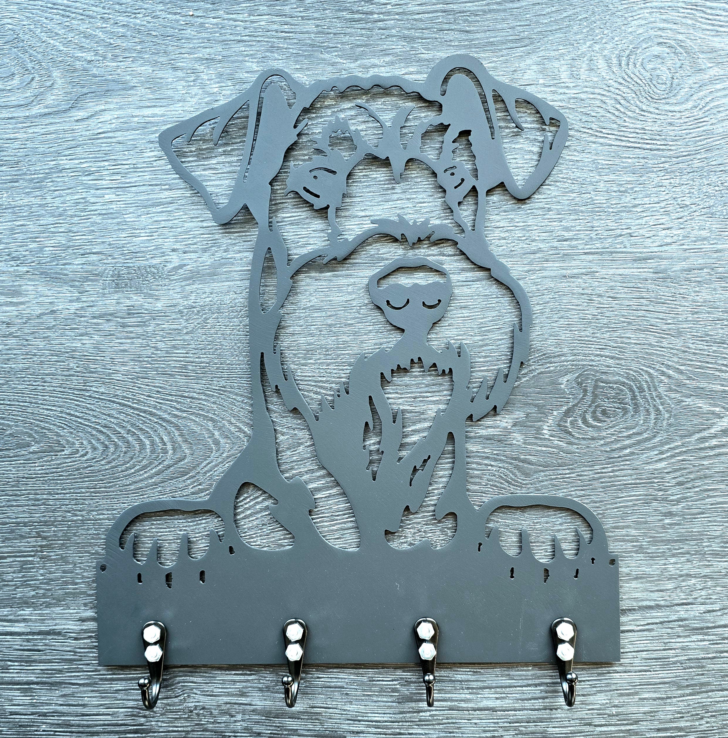 Airedale Terrier #2 Key & Leash Hanger