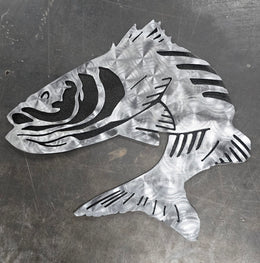 Striped Bass (Rockfish) Metal Wall Art