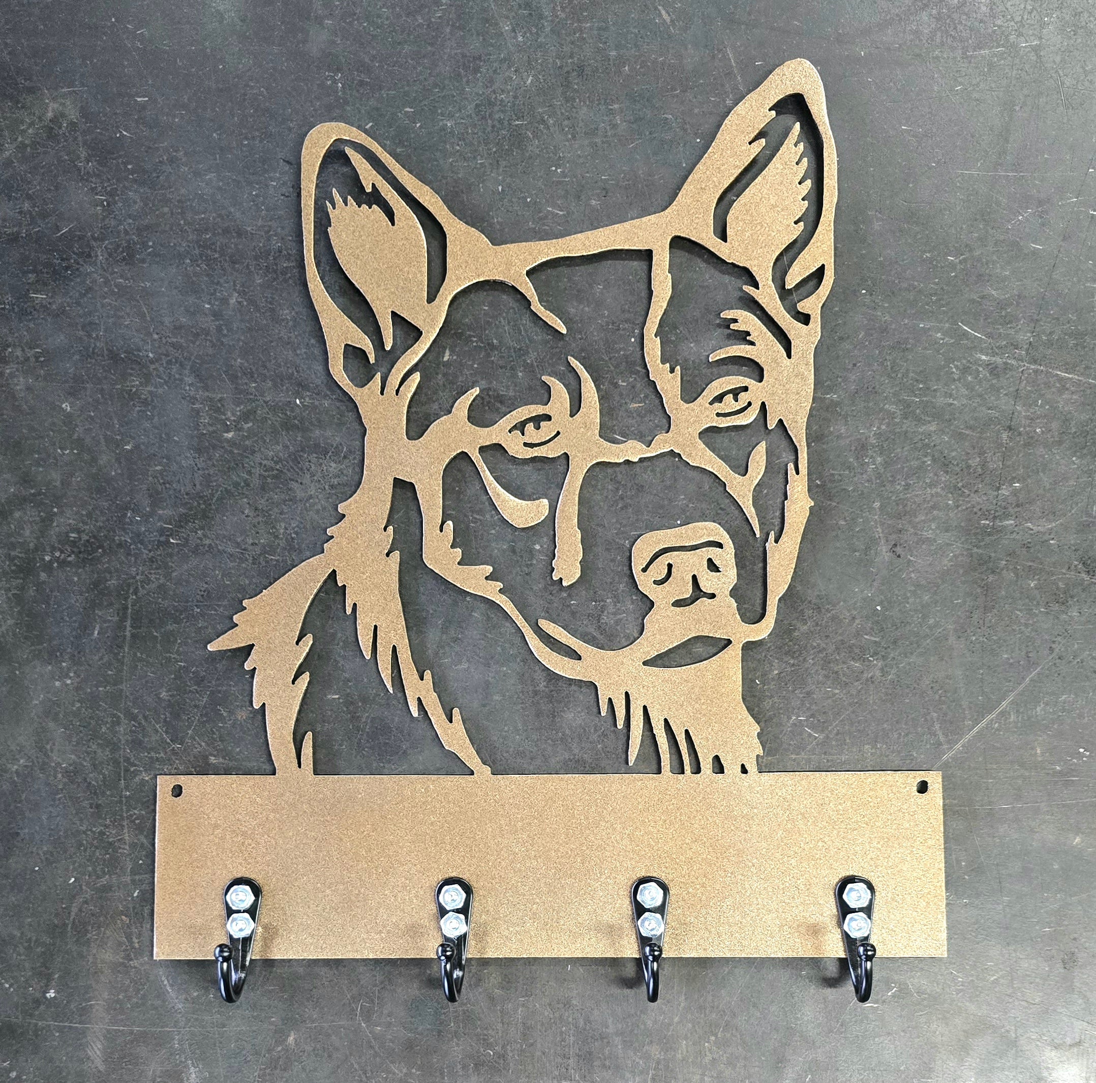 Australian Cattle Dog Key & Leash Hanger