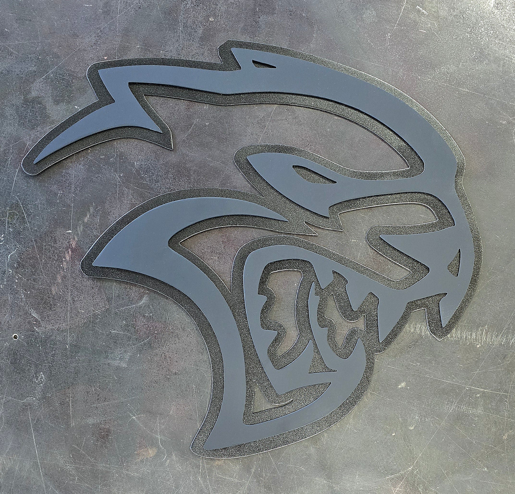 Dodge Hellcat Metal Art