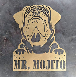 Mastiff Metal Wall Art