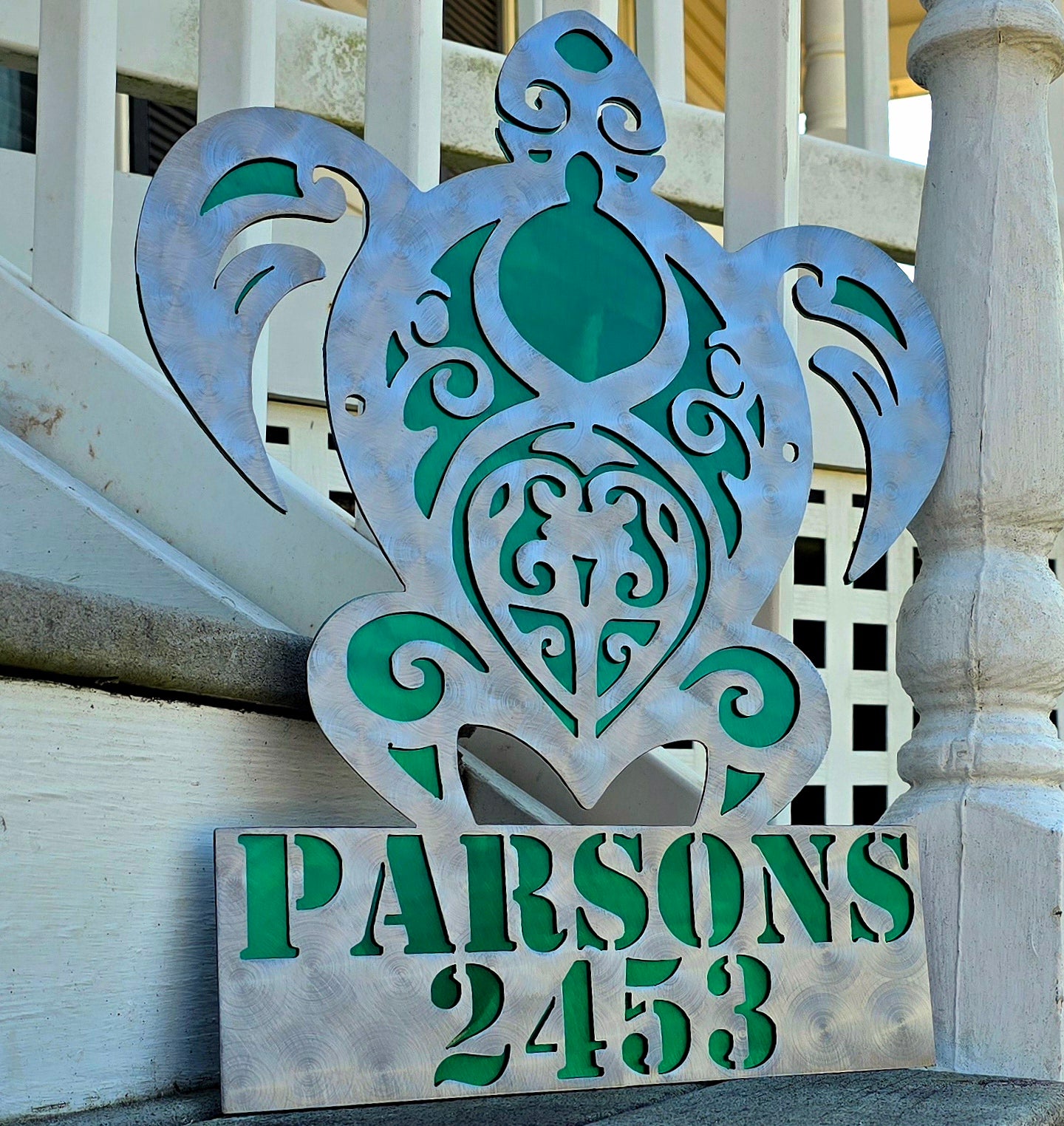 Sea Turtle Metal Art