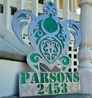 Sea Turtle Metal Art