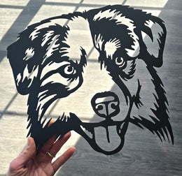Australian Shepherd Metal Wall Art