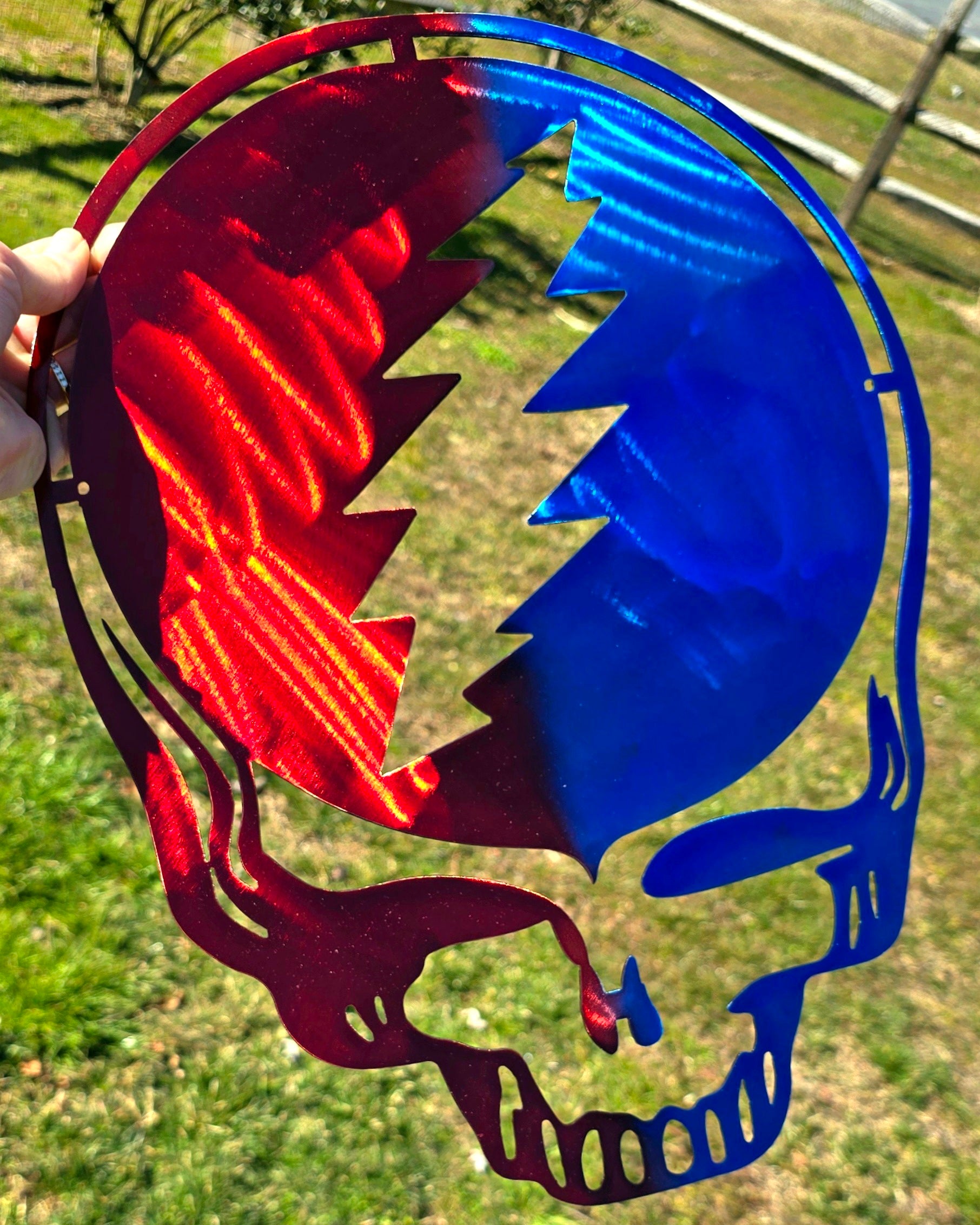 Grateful Dead Stealie Metal Art