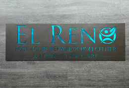 El Reno business lettering by Elite Metalworking