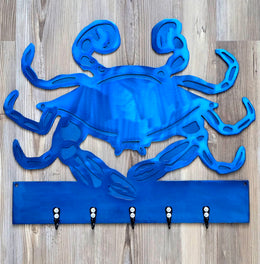 Blue Crab Key & Leash Hanger