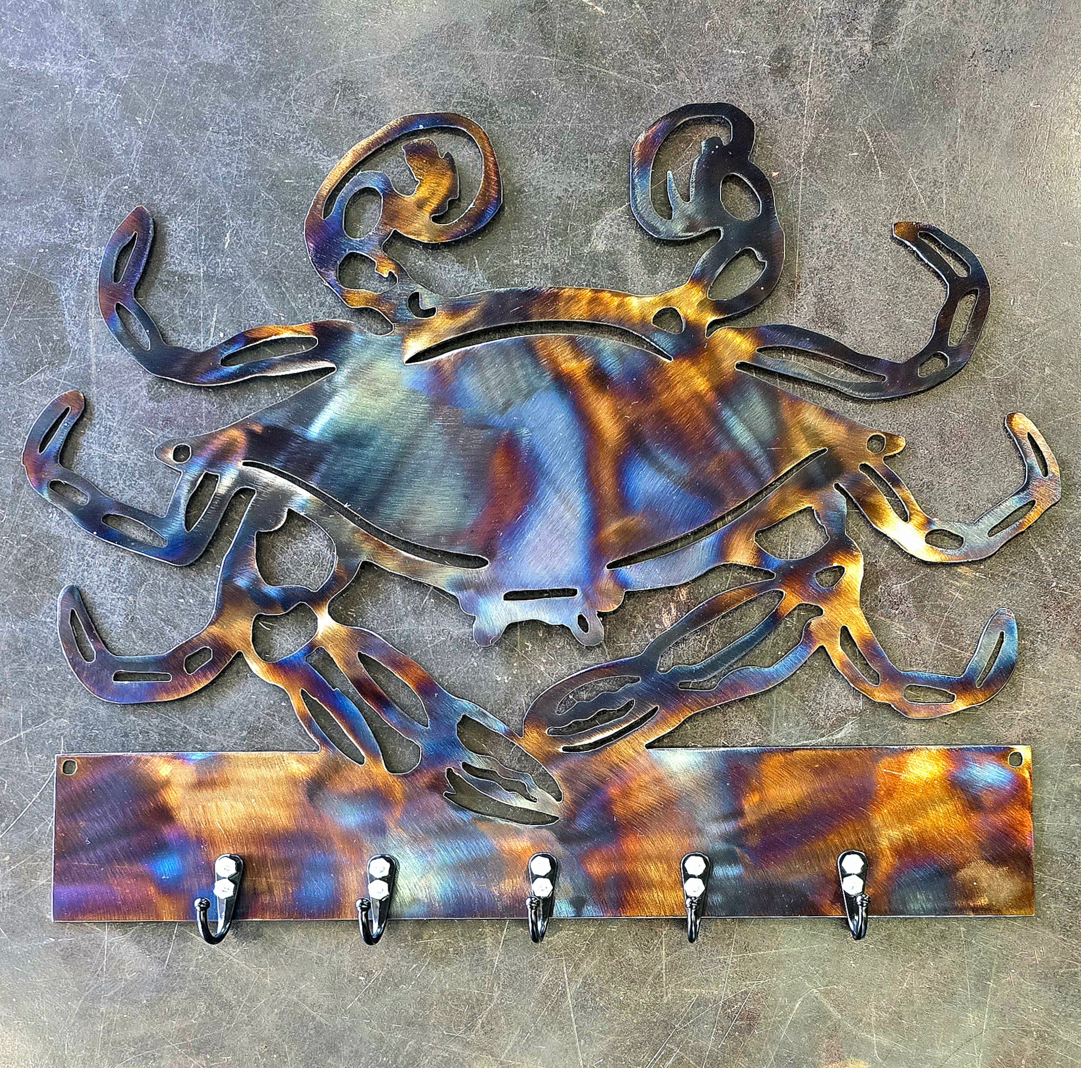 Blue Crab #1 Key & Leash Hanger