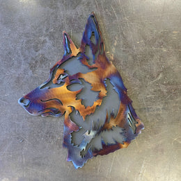 Belgian Malinois Metal Wall Art