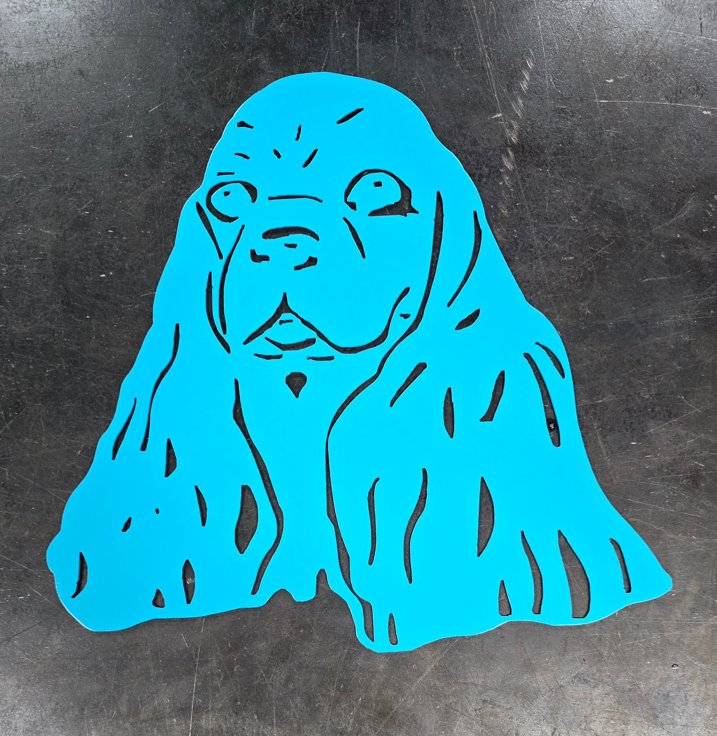 Cocker Spaniel Metal Art