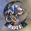 Labrador Retriever "On The Moon" Metal Art