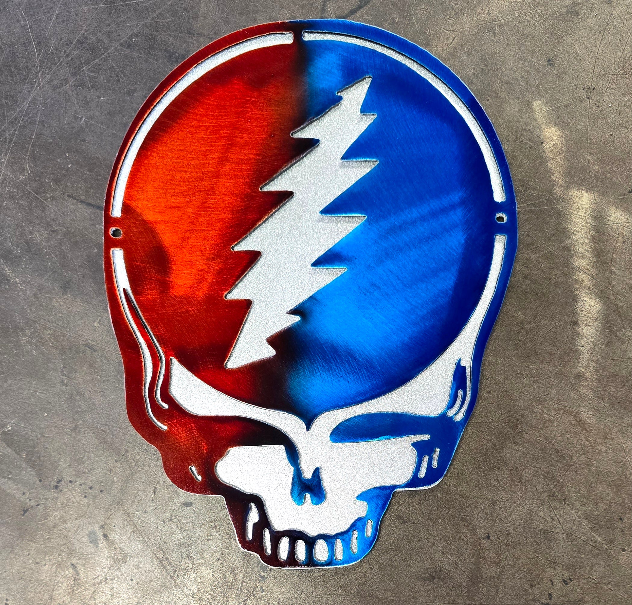 Grateful Dead Stealie Metal Art
