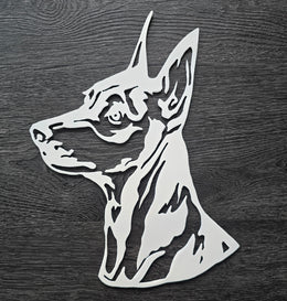 Miniature Pinscher Metal Wall Art