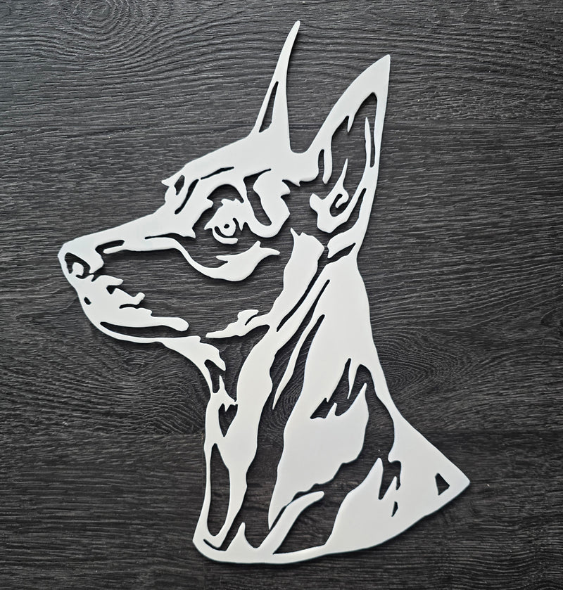 Miniature Pinscher Metal Art