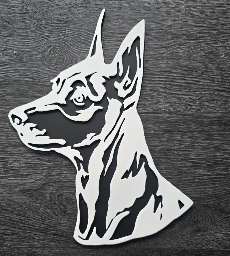 Miniature Pinscher Metal Art