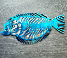 Flounder Metal Wall Art