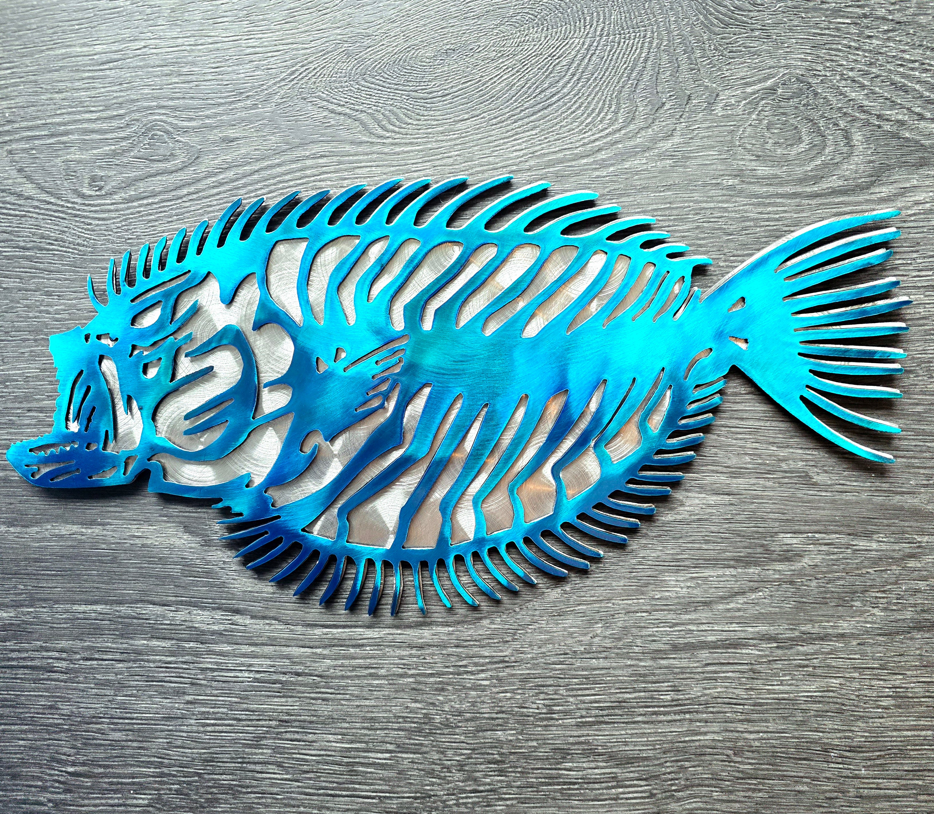 Flounder Metal Art