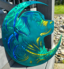 Labrador Retriever "On The Moon" Metal Art