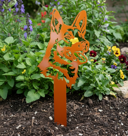 German Shepherd Garden Stake