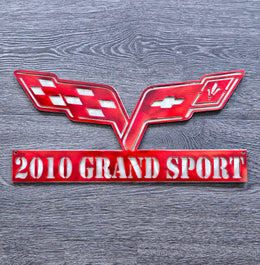 Corvette C6 Metal Wall Art