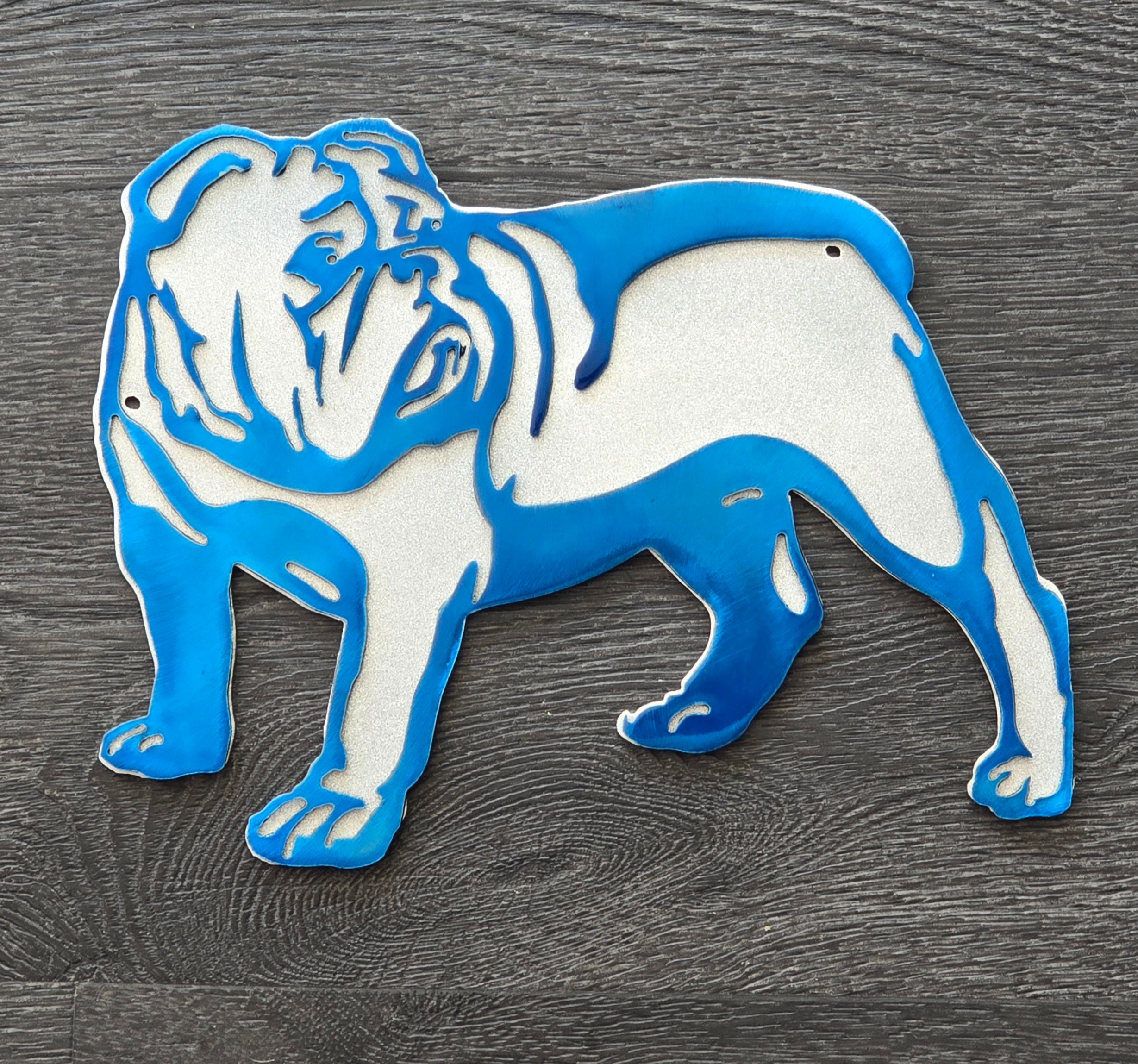 Bulldog #1 Metal Art