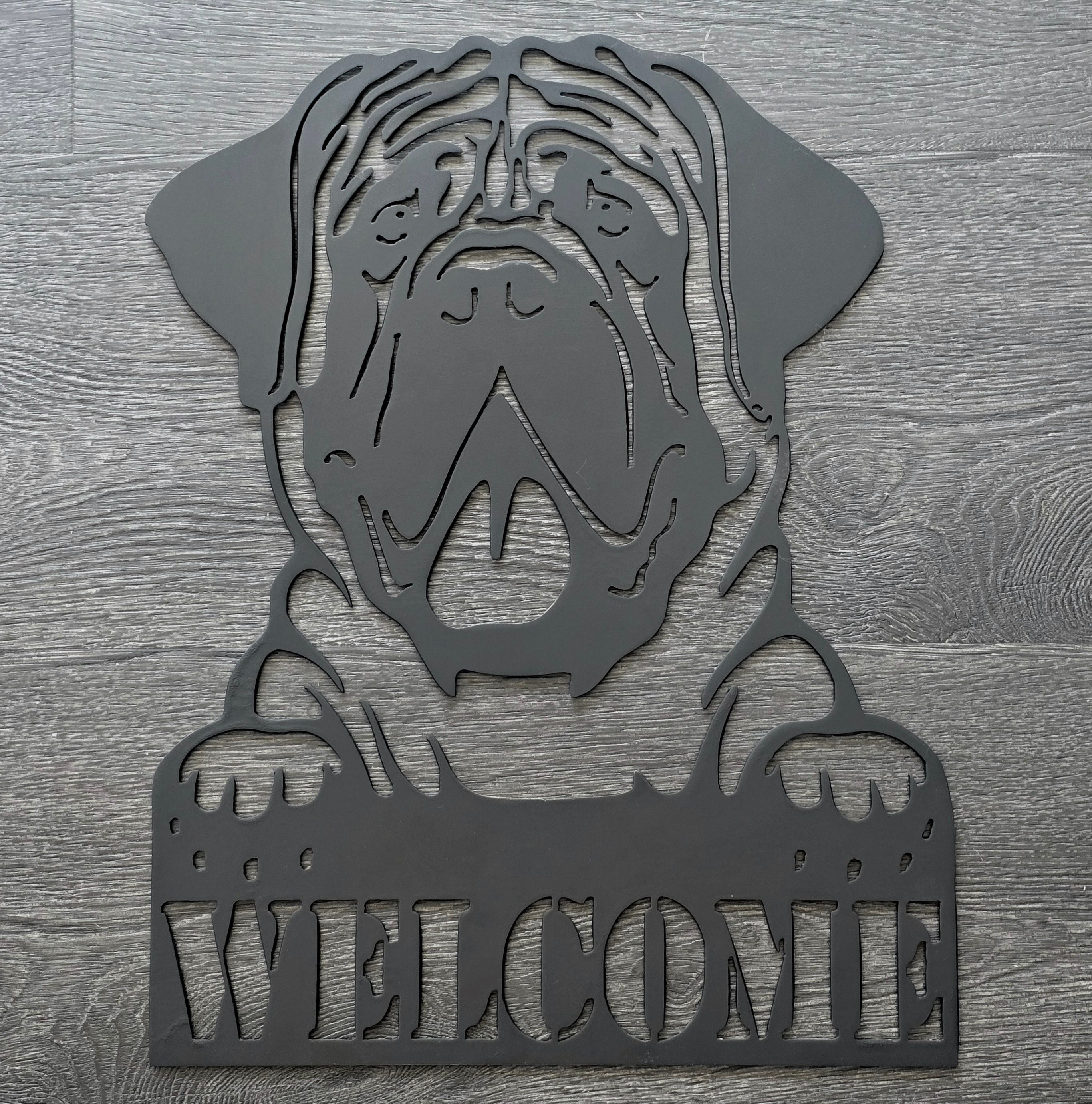 Mastiff #1 Metal Art