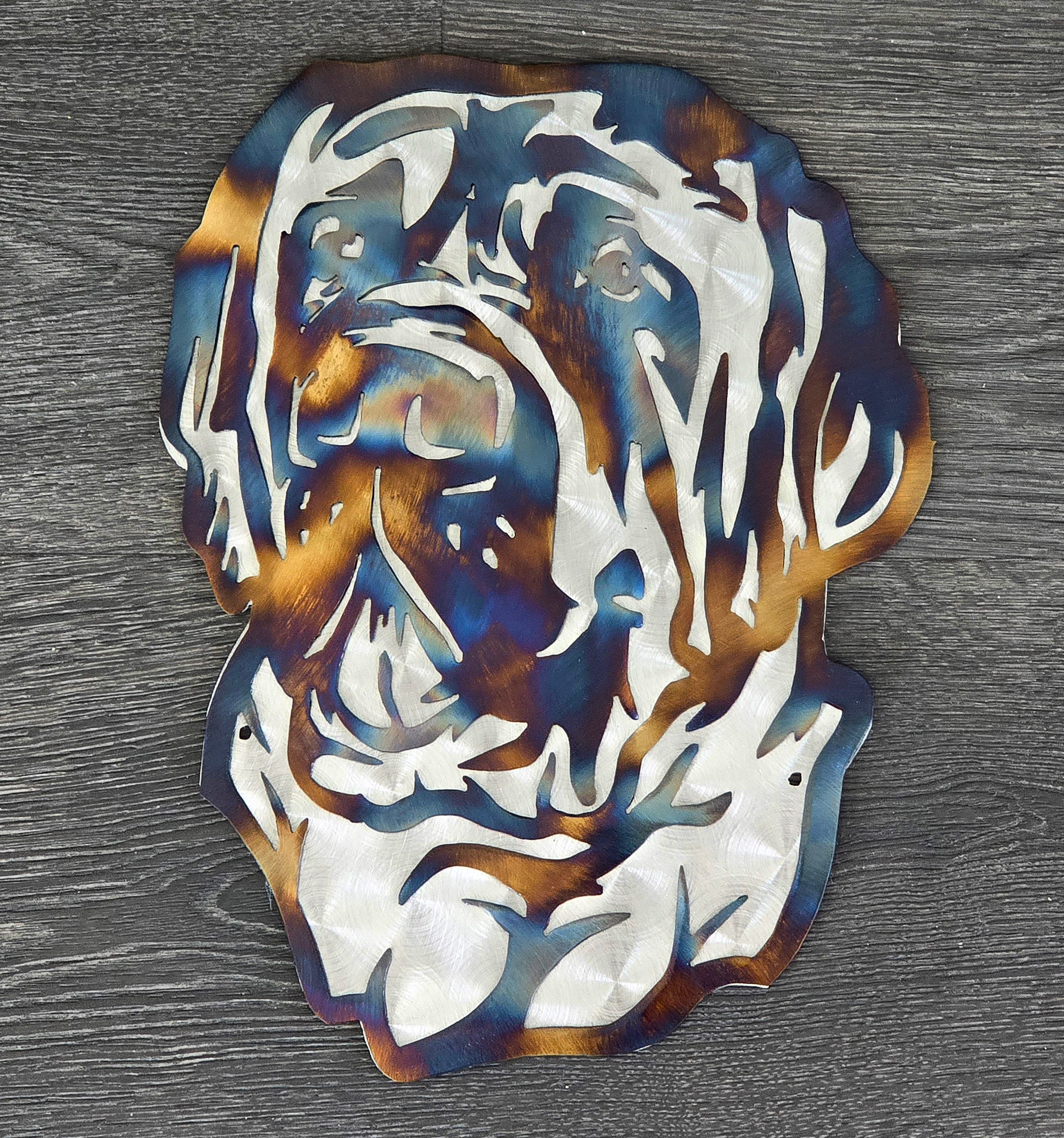 Mastiff #3 Metal Art
