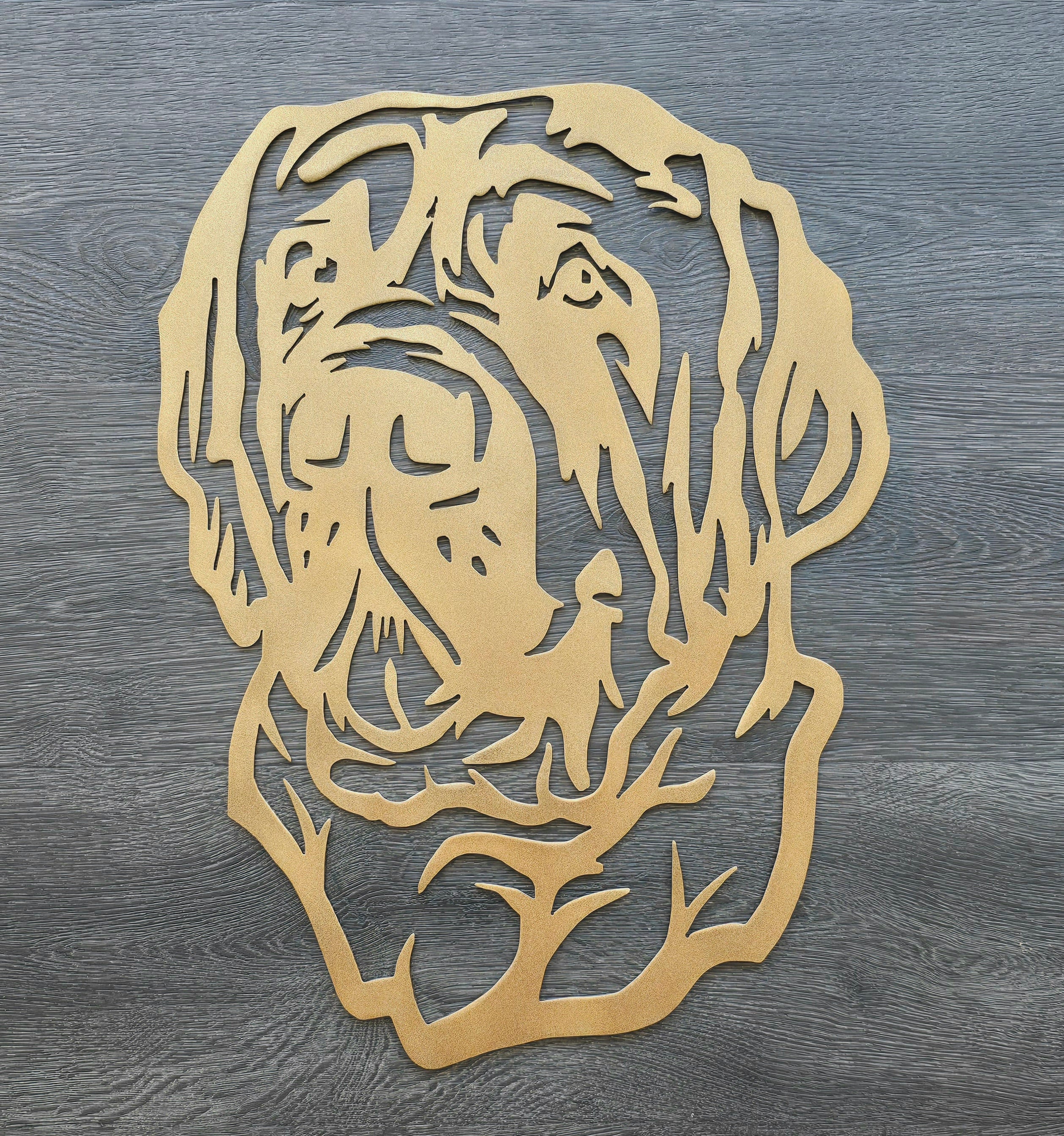 Mastiff #3 Metal Art