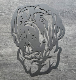 Mastiff Metal Wall Art