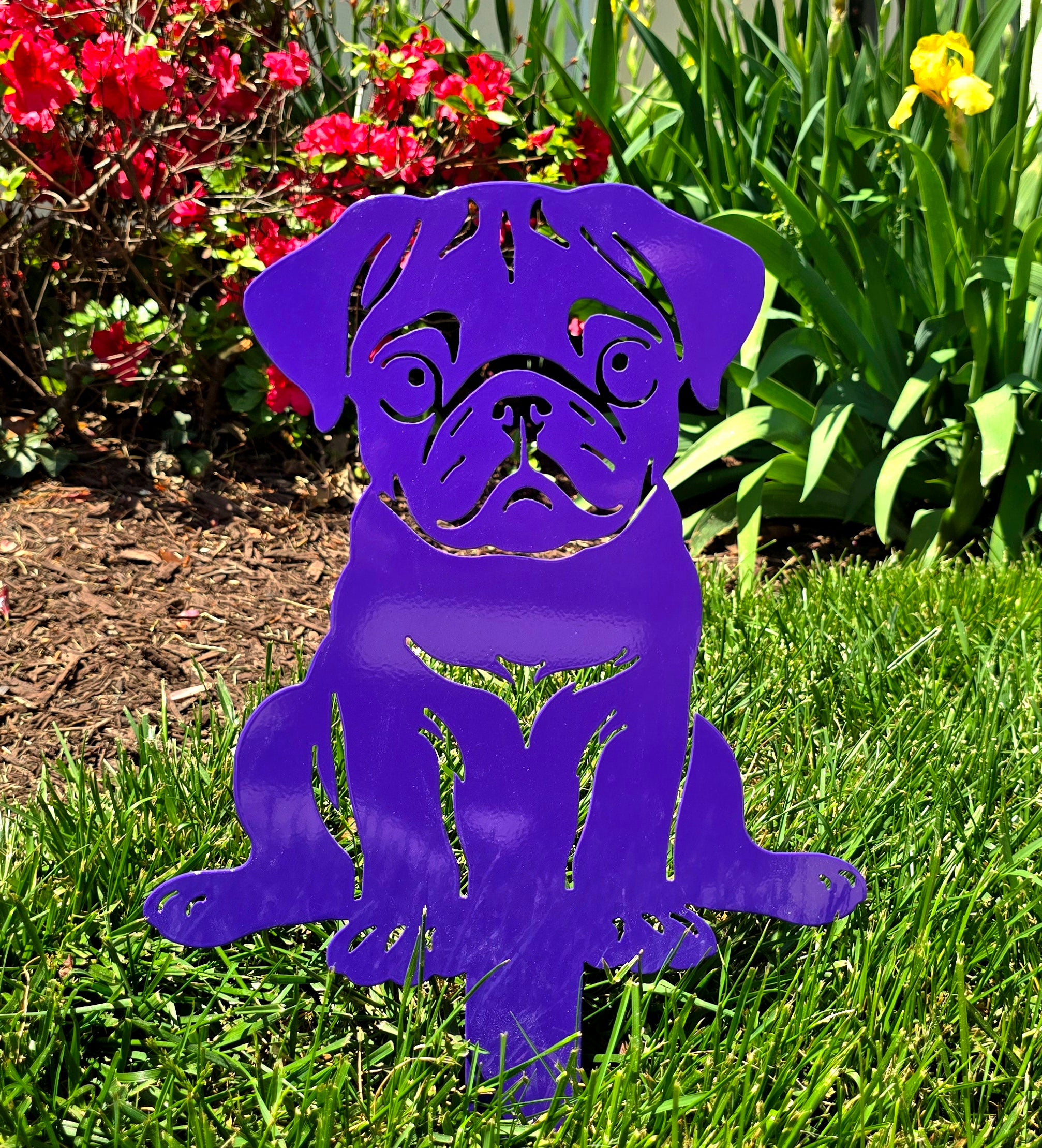 Pug #5 Lawn & Garden Stake
