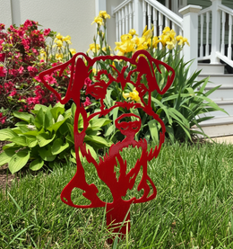 Airedale Terrier Garden Stake