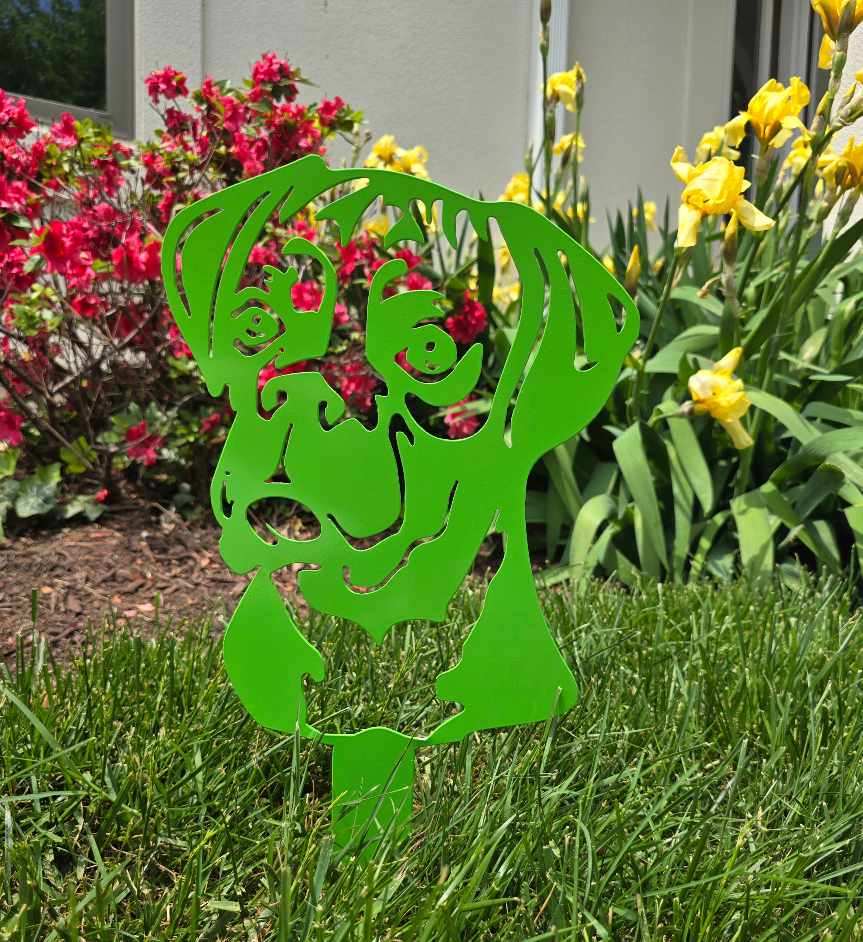 Boxer #1 Lawn & Garden Stake