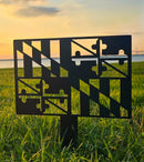 Maryland Flag Lawn & Garden Stake